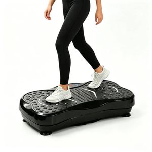 Plateforme vibrante de fitness avec télécommande et bandes élastiques