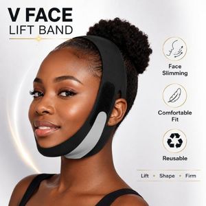 KIROTECH Nouveau masque/bande  pour le visage en V, masseur facial, ceinture correctrice anti-rides pour le double menton/ceinture sculptante