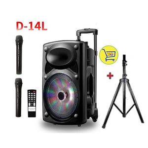BAFFLE Enceinte Haut Parleur Bluetooth + 2 Micros+ Pieds