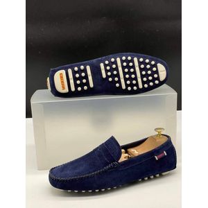  baladeuse homme en cuir-bleu