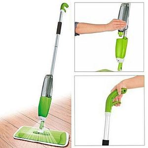 Balai Nettoyeur Spray 2-en-1 - Vadrouille à Vaporisateur Intégré - Nettoyage Humide et Sec - Réservoir Amovible - Tête Pivotante 360° - Idéal pour Carrelage, Parquet et Marbre