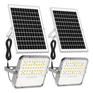 Lot de 2 Projecteurs solaires d'extérieur, 1000W