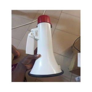 MEGAPHONE RECHARGEABLE OU AVEC DES PILES 50W +BLUETOOTH + USB +CARTE MEMOIRE PORTÉ 1 KILOMÈTRES