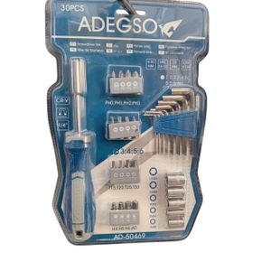 Adegso Jeu de 30 tournevis AD-50469