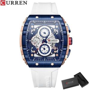 Curren Montre homme très clas bleu/ Blanc
