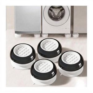 4 Supports de Pieds Anti-Vibration et Réducteurs de Bruit pour Machine à Laver, Réfrigérateur et Meubles