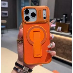 Coque arrière en Fibre d'aramide compatible Pour Iphone 17 Pro - ORANGE