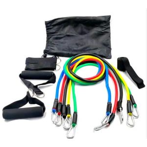  Kit d'Élastiques de Musculation Multifonction avec Poignées et Sangles