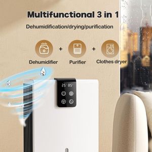 Déshumidificateur d'air portable multifonction 