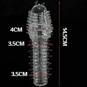 Manchon Stimulant Texturé Réutilisable en Silicone