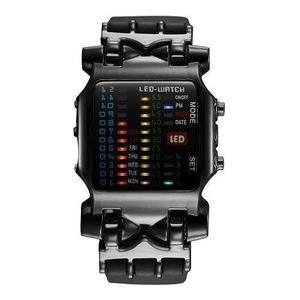 GALUIN GALUIN Sport Numérique Lumineux LED Montre électronique - Noir