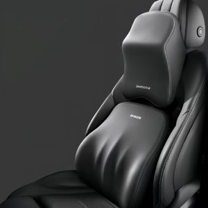 Oreiller Cervical et Coussin de Soutien Voiture - Set en Mousse à Mémoire de Forme Universel