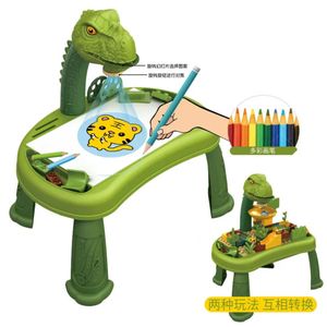 Table de construction pour enfants , jeu éducatif, éléments de bricolage, jeu dinausore 