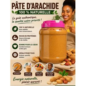 pâte d'arachide pure bio 