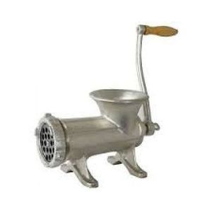 Moulin Manuelle En Fonte  Pour  Viandes / Arachides / Tomates - Argent