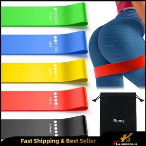 KANGERDUN Bande d'exercice de résistance 5 en 1//Yoga Pilates pour fitness sport