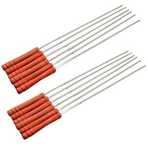 Brochettes De Barbecue  6Pcs - Rouge