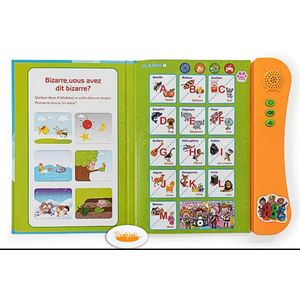 Mon Livre Interactif et Educatif - Livre Electronique Bilingue Français et Anglais Pour Enfants (3 ans et Plus) Alimenté Avec Piles