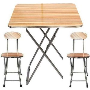Table Pliante + 2 Chaises - Pratique pour toutes formes de réception