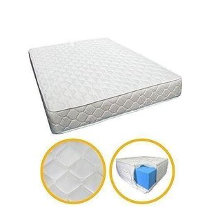 Dodo Matelas Brodé mousse bleue – ferme renforcée sensation - 2 places EP 20 190x140x20 - 2places