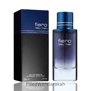 Fiero Bleu Man Eau de Parfum Homme - Longue Tenue - Fragrance Élégante et Moderne - 100 ml