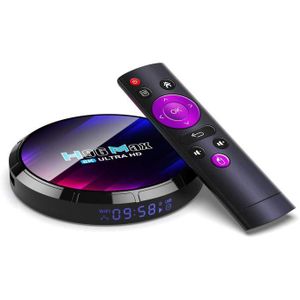 H96 Android 13.0 TV Box, H 96 Max 4Go RAM 32Go ROM Quad-Core 64 Bits avec WiFi Ultra HD 8K HG