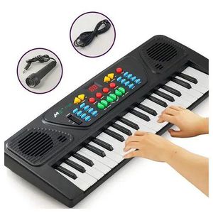Jouet piano électronique multifonction 37 touches pour enfants et débutants GH