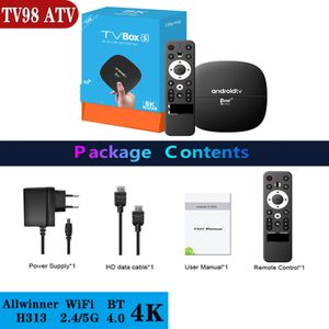 TV98-Décodeur Smart TV, Android 1G + 8G