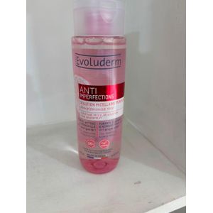 Evoluderm  Eau Micellaire Démaquillante Peaux Mixtes A Grasses Sans Paraben Sans Alcool 250 Ml