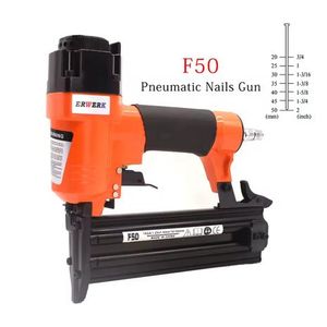 Pistolet Cloueuse F50 Pneumatique Pour Bois 50mm + 1 Paquet De Clous