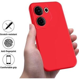 Tecno Coque En Silicone Compatible Camon 20 Pro 5G - ROUGE