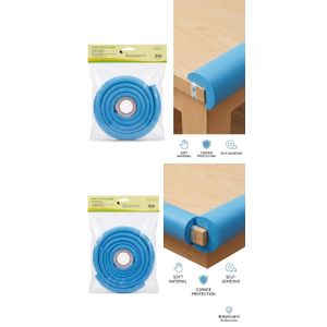 Protège-Coins et Rebords de Table en Mousse Souple – Sécurité Bébé (Bleu)