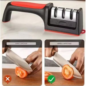 Aiguiseur de Couteaux Professionnel 3 en 1