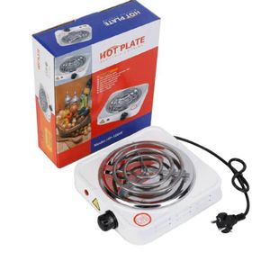 Cuisinière électrique 1000 W à cuisson rapide - Brûleur unique - Multifonction - portable