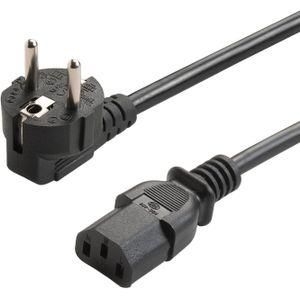 Câble D'Alimentation Pour Ordinateur, Imprimante, TV, Photocopieur - 1.5m (lot De 10 ) Noir