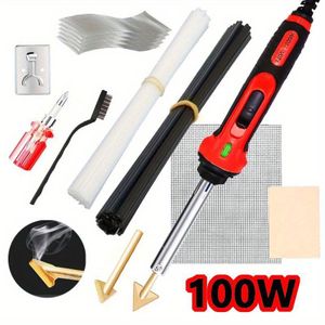 Kit de soudage plastique 2 en 1 – Kit de réparation par soudage plastique 100 W avec réglage de la température à 3 niveaux