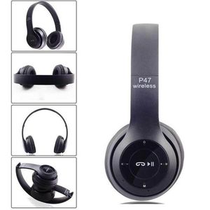 P47 Casque Audio Bluetooth Multifonctions Numériques - Noir