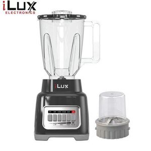 Ilux Blender & Grinder - 2 En 1- LX-667 - Bol 1.5 L - 300W - 4 Vitesses
