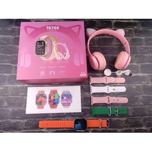 Montre connectée TK702 Ultra 2  Smartwatch de couleur rose 