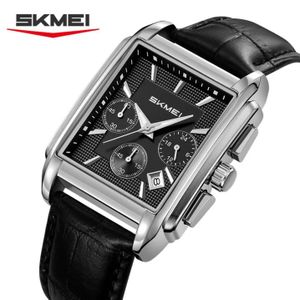 Skmei Montre Homme De Luxe à Quartz En Cuir- Idéal Pour Le Business - Nouvelle Collection SK2339