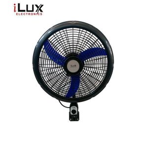 Ilux Ventilateurs Muraux 18 Pouces LXF-724 - 3 Hélices - Bleu