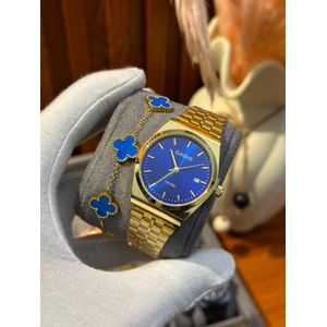 Casio Montre Femme Analogique à Quartz – Bracelet en Acier Inoxydable Doré – Cadran Vert – Avec Affichage de la Date