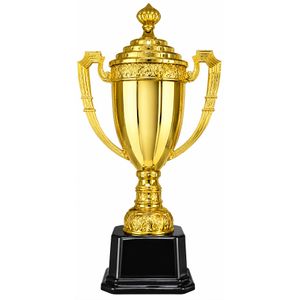 Trophée Coupe Prestige avec Couvercle et Socle Noir -  pour Championnats, Tournois et Cérémonies