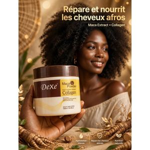 Dexe Masque capillaire pour cheveux crépus 