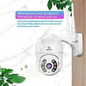 Caméra de Surveillance WiFi Extérieure HD – Rotation Panoramique & Alarme