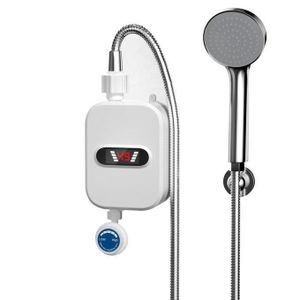 Mini Chauffe-eau Instantané - Avec Pomme De Douche - 3500W/220V - Électrique Et Portable - Idéal Pour Cuisine, Salle De Bain Et Douche