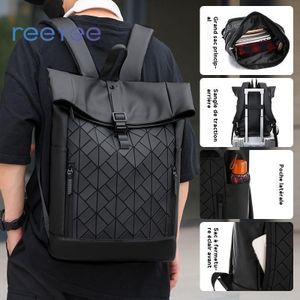 Ray Sac à dos tendance reeyee - Grande capacité pour déplacements/trajet quotidien, extensible et anti-vol