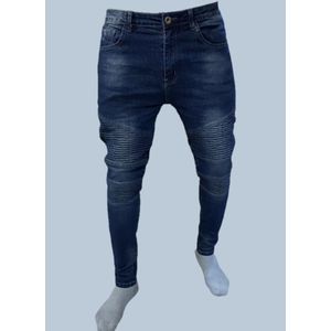Pantalon Jeans à Design Homme - Bleu