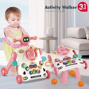 Trotteur Bébé Assis Debout Multifonctions Et Multicolore
