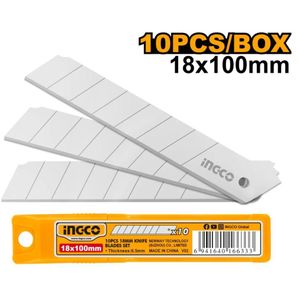 Ingco 10 PCS 18MM LAMES DE COUTEAU SET HKNSB112